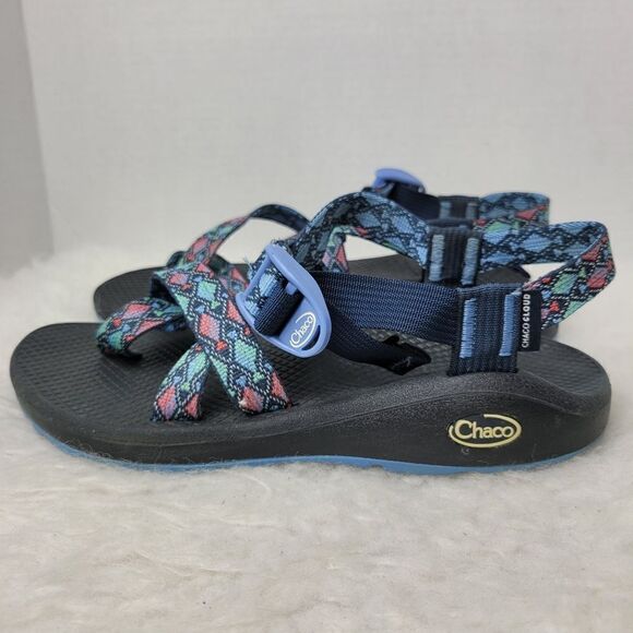 Chaco Z Cloud 2 Trace Eclipse Bleu Sport Sandals SIze 8 - Picture 3 of 10